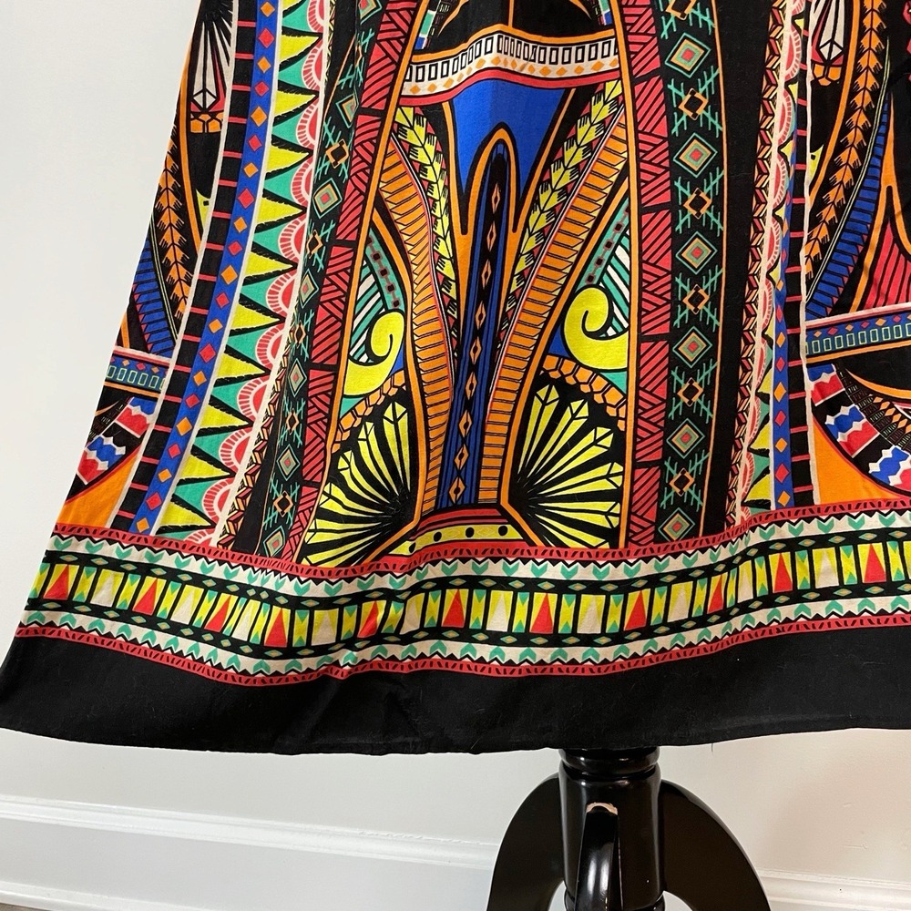 Flying Tomato Women Boho Indie Cottage Tribal Maxi Dress Medium Hippie Trad Wife - Picture 5 of 7